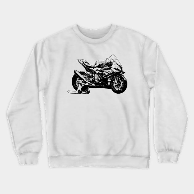 S1000RR Bike Sketch Art Crewneck Sweatshirt by KAM Std